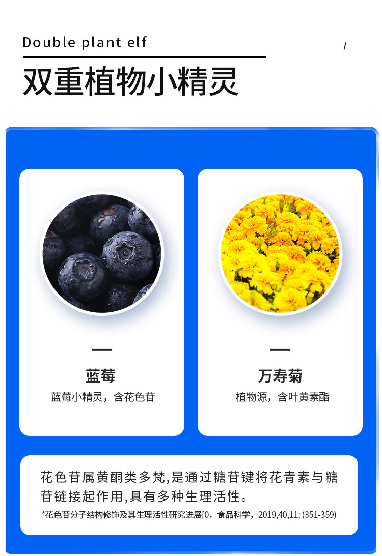 【保泰合】蓝莓叶黄素42g