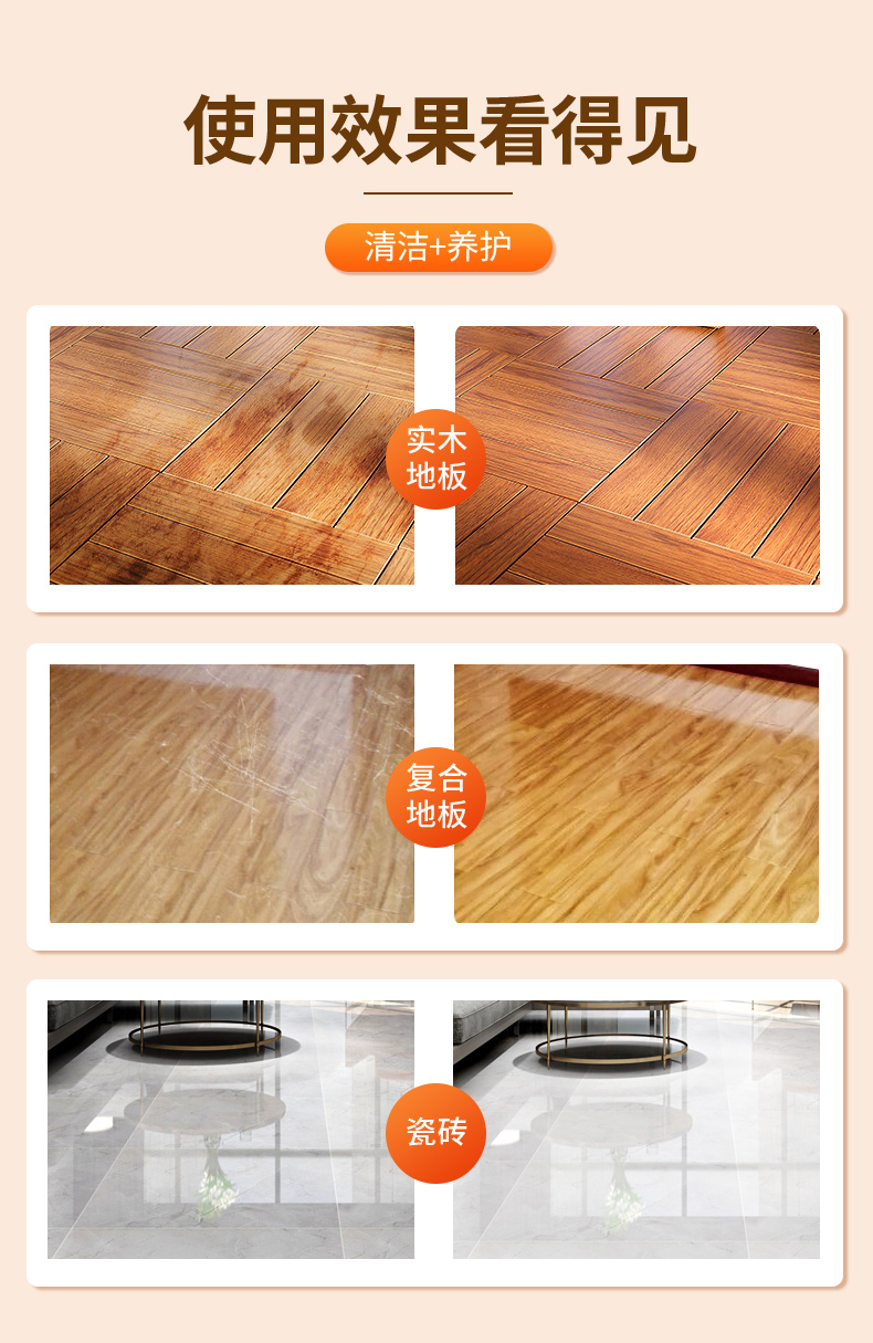 【C】美舒洁地板清洗剂500ml