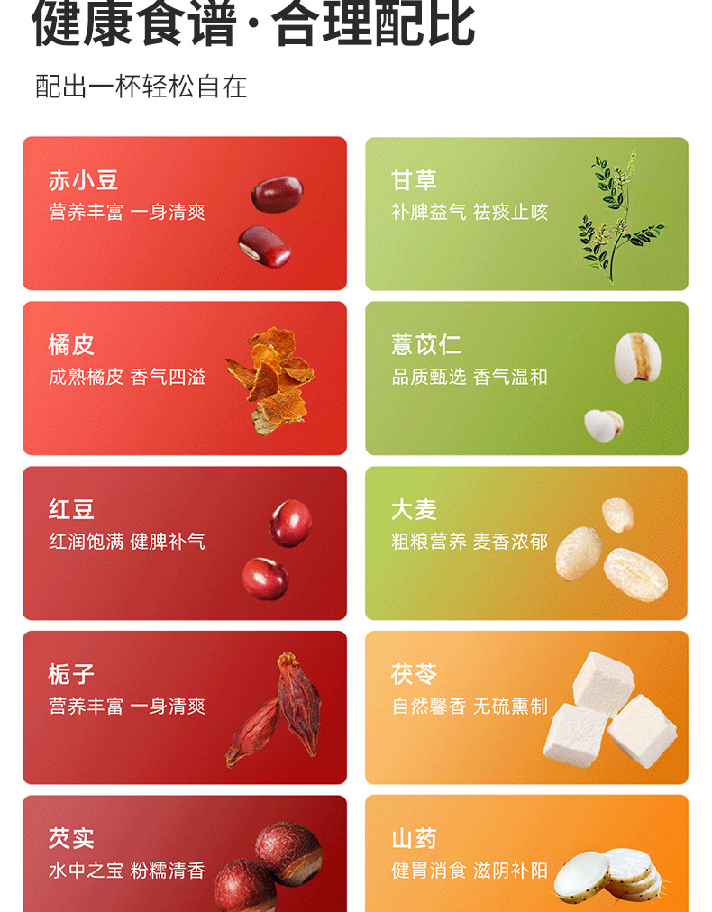 【EJ】福牌阿胶红豆薏米芡实茶200g